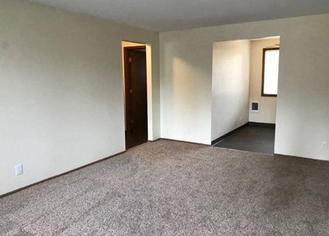 Floor plan for 2 beds, 1 bath, 850 sqft